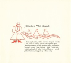 Jarmila Halámková ilustrace ke knize Jiří Mahen: Včelí dědeček